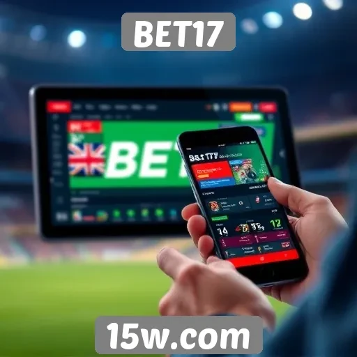 Desempenho do mobile no site BET17